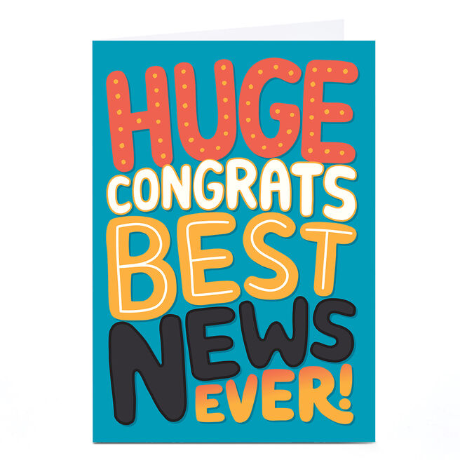 Pigment Congratulations Card - Best News Ever