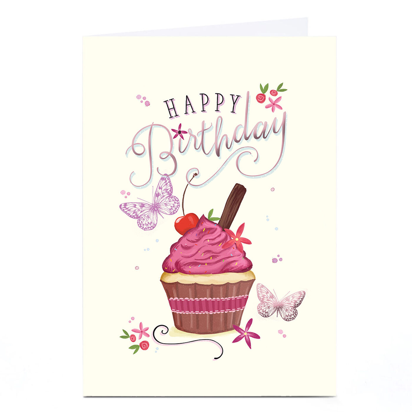 Buy Birthday Card - Happy Birthday Cupcake for GBP 1.99 | Card Factory UK