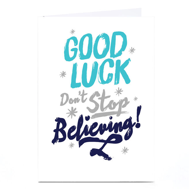 Good Luck Card - Don't Stop Believing