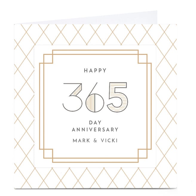 Personalised Anniversary Card - Happy Day