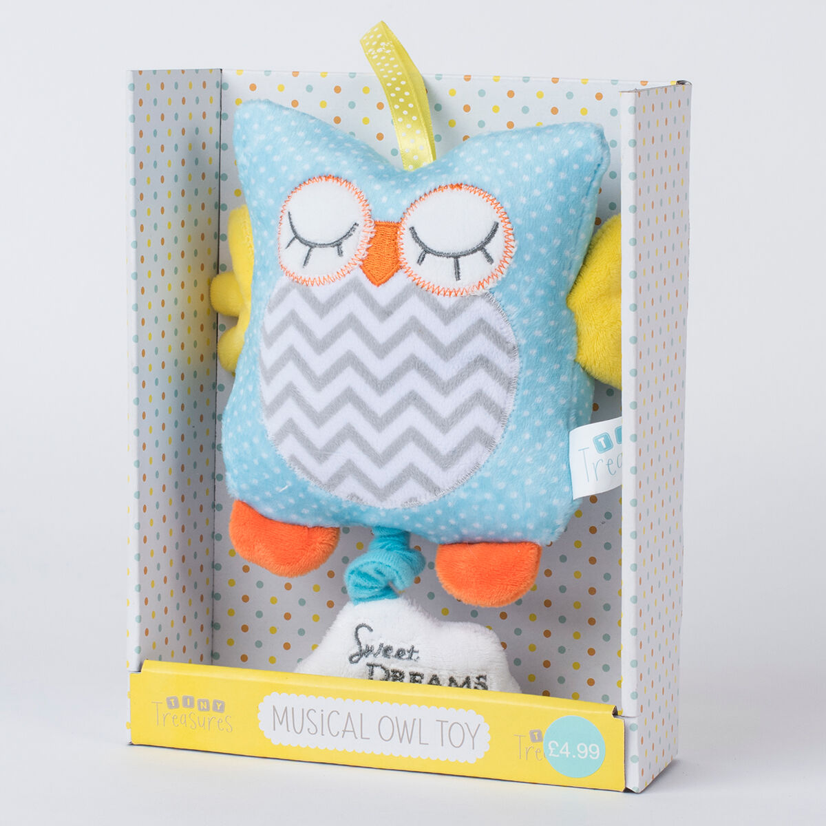 Buy Tiny Treasures Musical Owl Toy for GBP 4.99 Card Factory UK