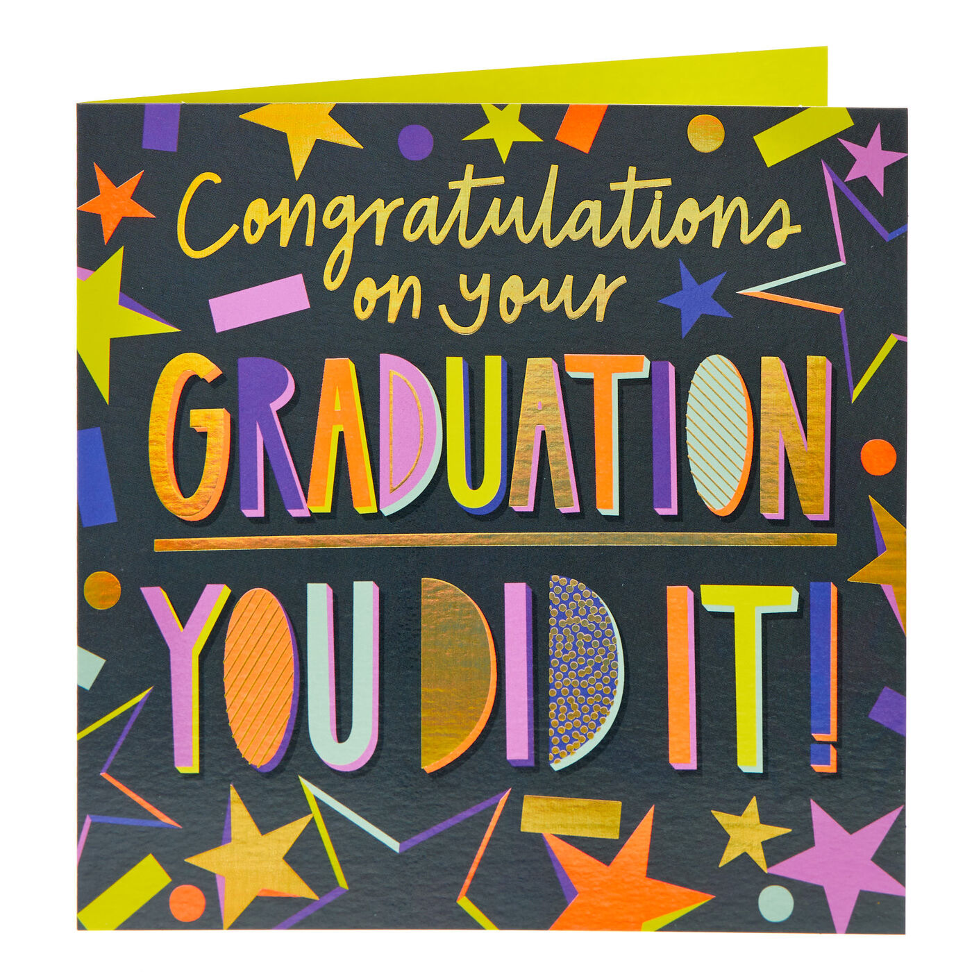 Buy Congratulations You Did It Graduation Card for GBP 1 49 Card