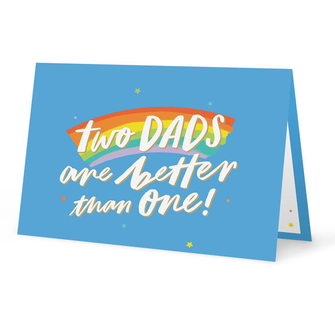 Macmillan Father's Day Card - Two Dads