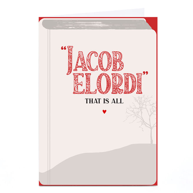 Valentine's Day Card - Jacob Elordi That Is All