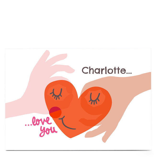 Personalised Bev Hopwood Valentine's Day Card - Love You