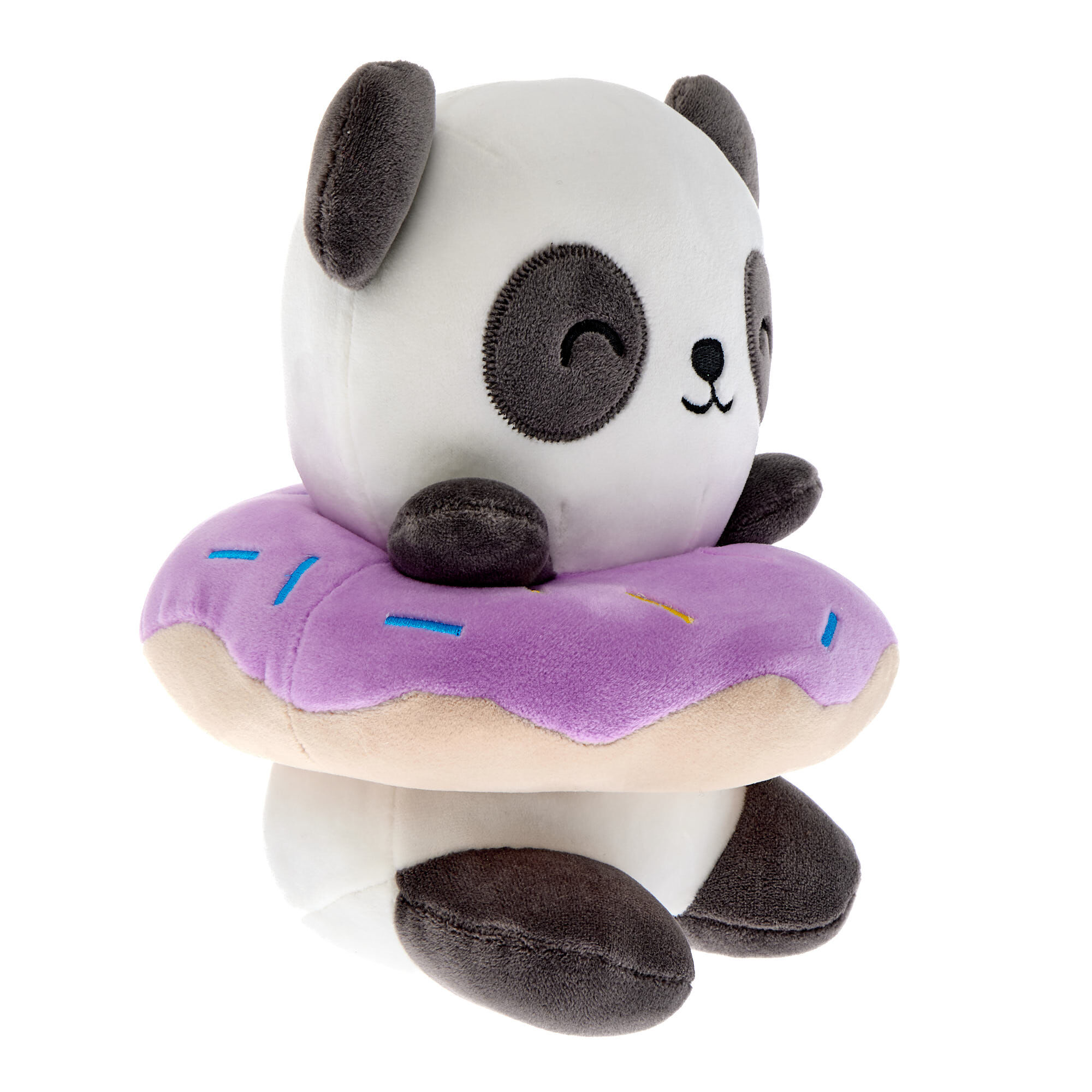 Medium Panda In Donut Soft Toy