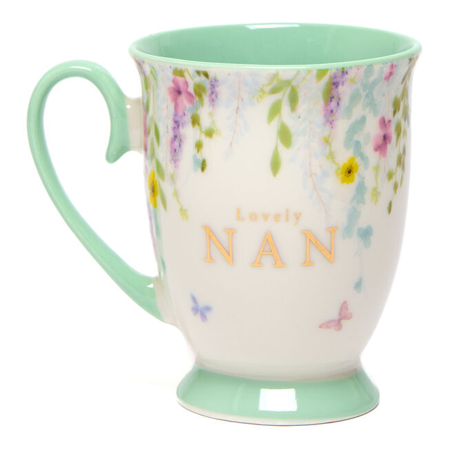 Lovely Nan Floral Mug