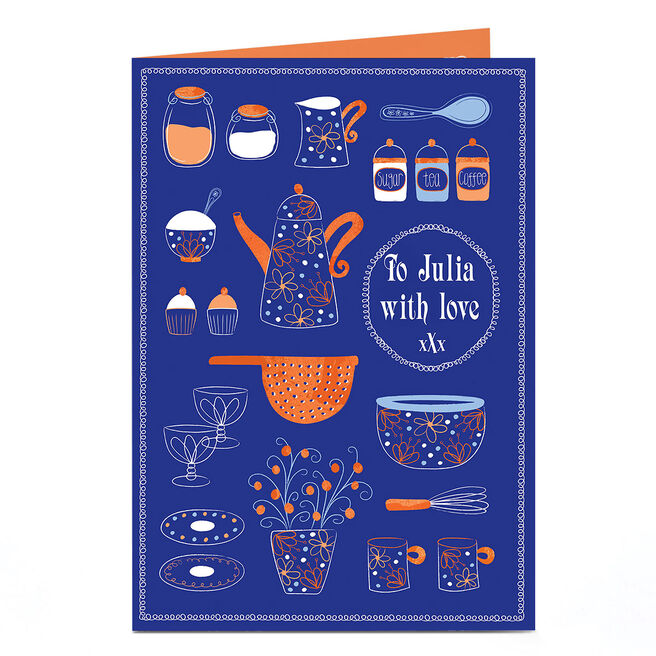 Personalised Card - Cooking Supplies