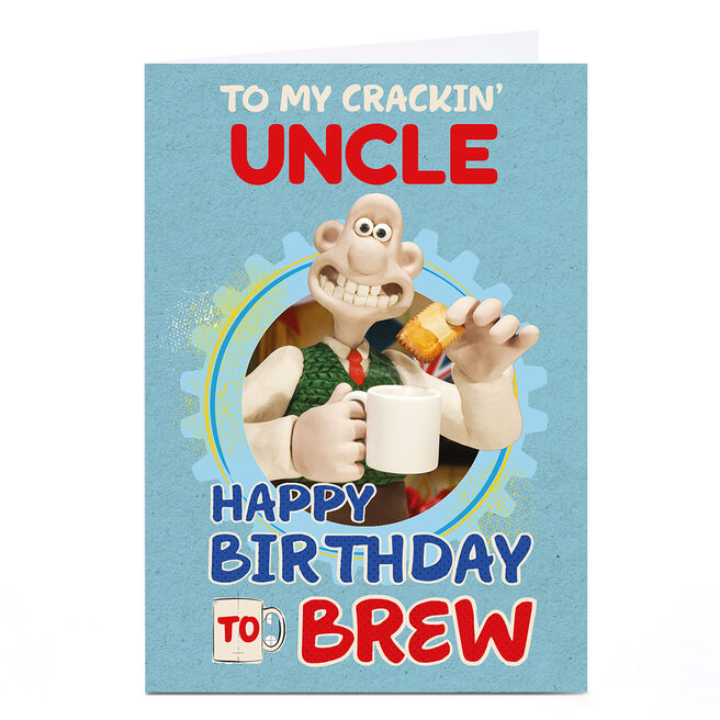 Personalised Birthday Card - Wallace & Gromit Happy Birthday To Brew