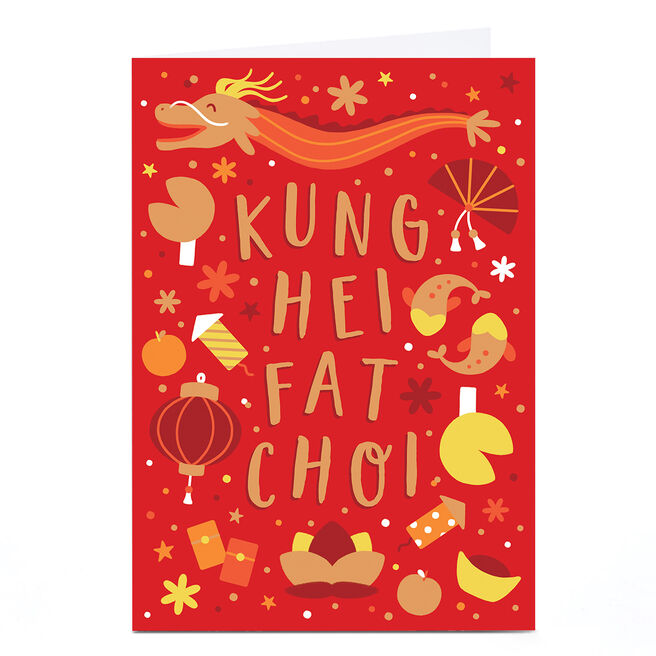Personalised Chinese New Year Card - Kung Hei Fat Choi