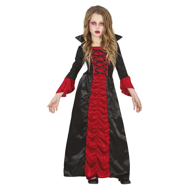 Vampiress Children's Fancy Dress Costume 