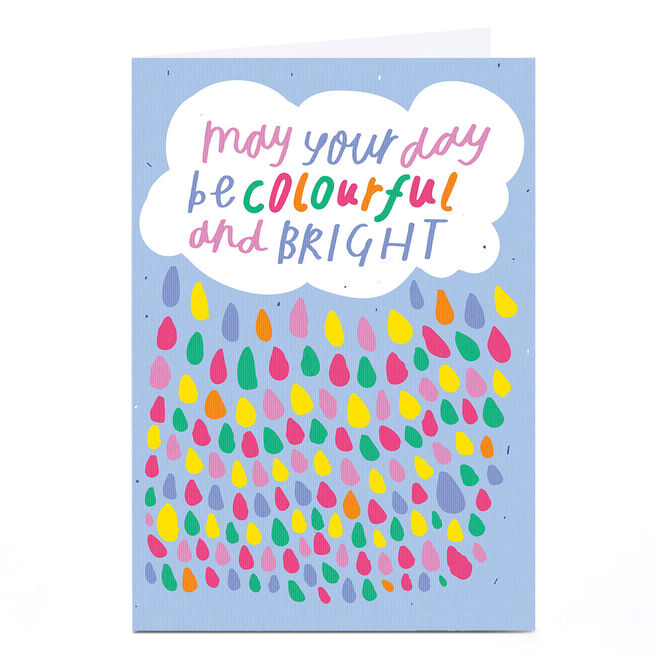 Personalised Whale & Bird Card - Colourful and Bright 