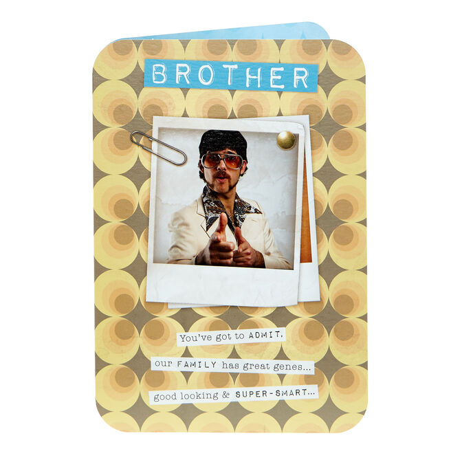 Birthday Card - Brother, Great Genes