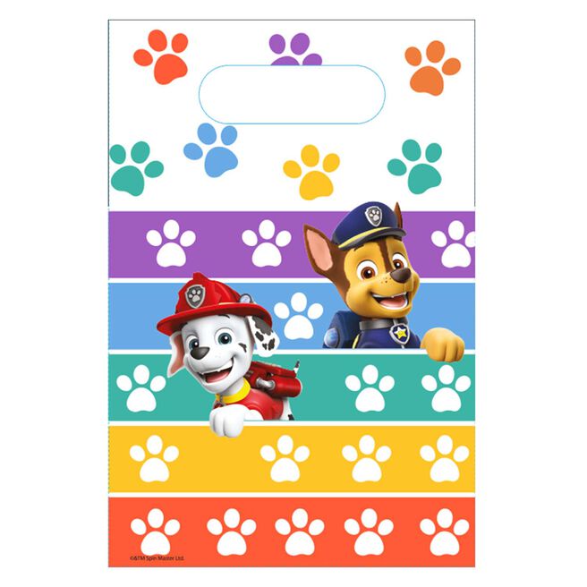 Paw Patrol Paper Party Bags - Pack of 8
