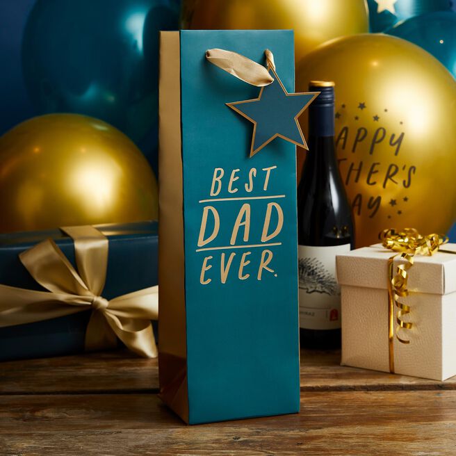 Best Dad Ever Gift Bottle Bag