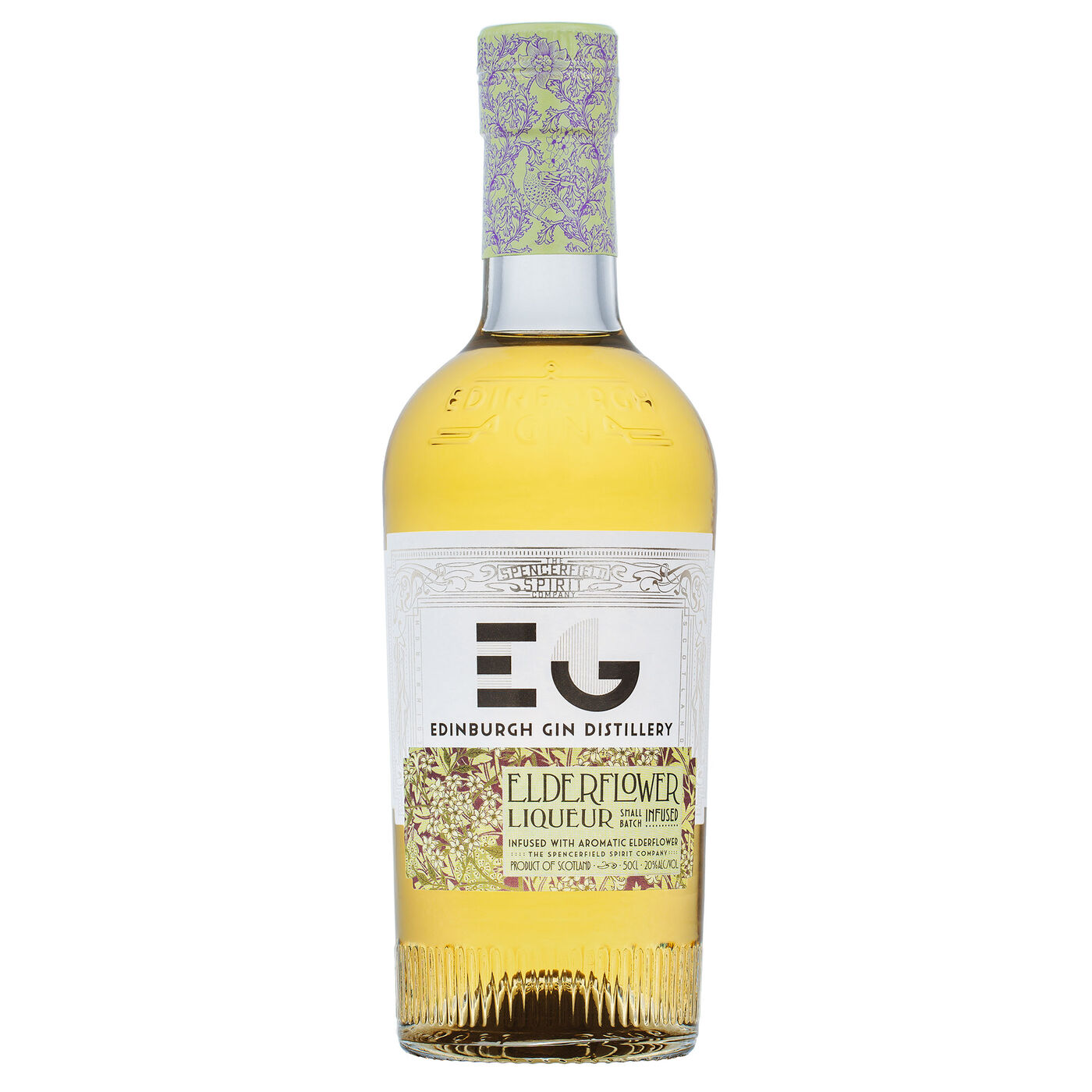 Buy Edinburgh Gin Distillery Elderflower Liqueur 50cl for GBP 23.00