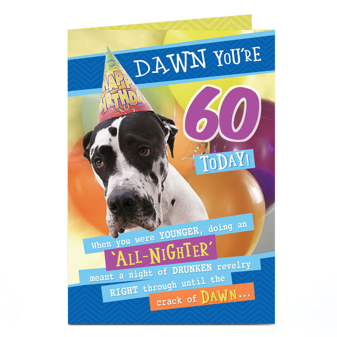 Personalised Any Age Birthday Card - Crack Of Dawn