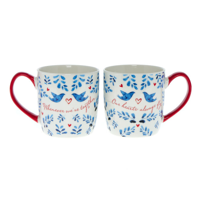 Soaring Hearts Twin Mugs