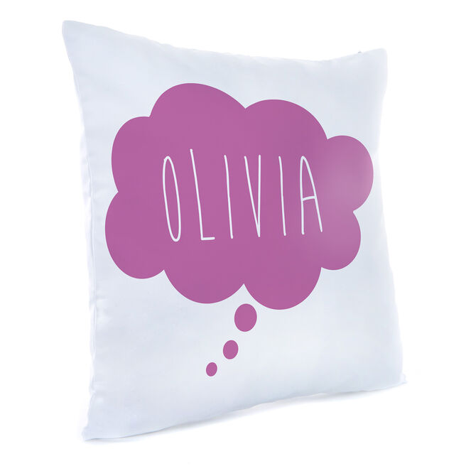 Personalised Cushion - Purple Cloud