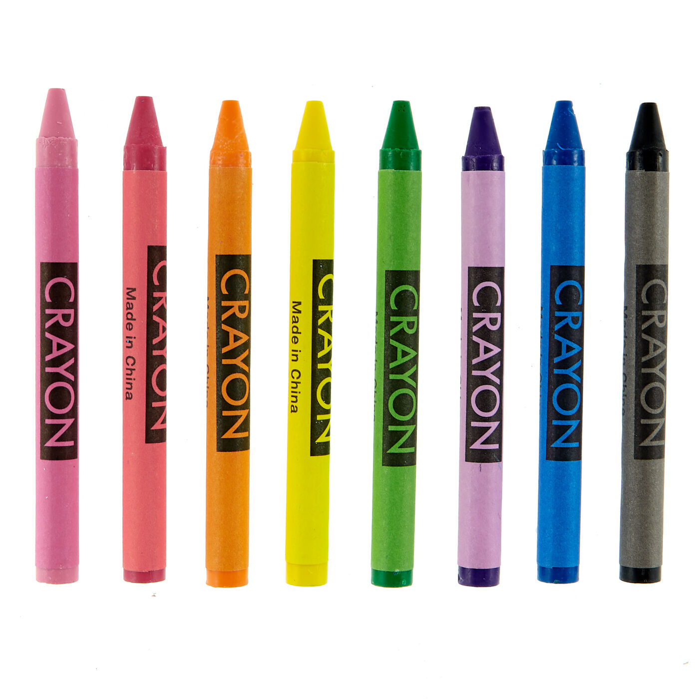 Buy Party Bag Wax Crayons Pack of 4 (8 Per Pack) for GBP 1.49 Card