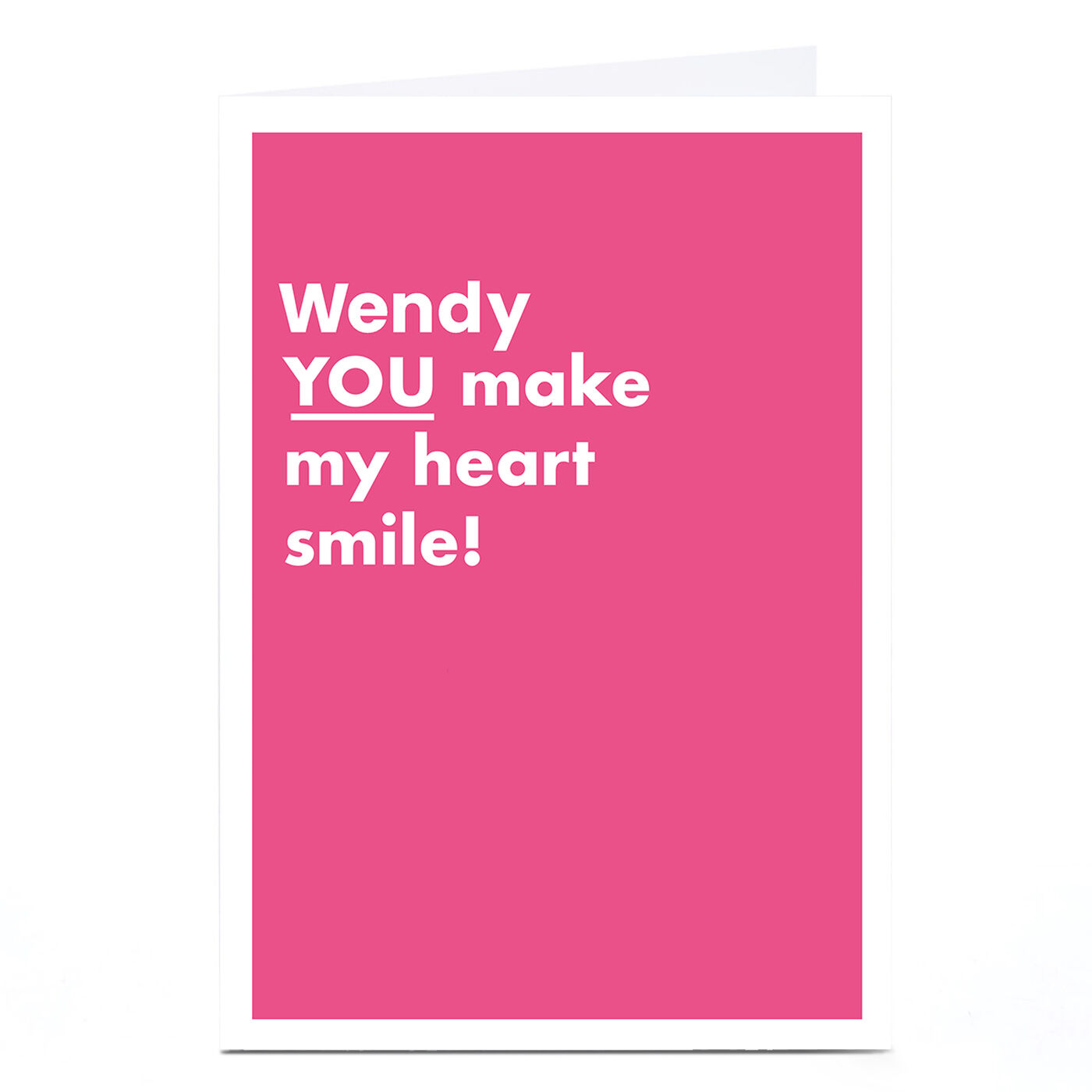 Buy Personalised Hello Munki Valentine's Day Card My Heart for GBP 2.