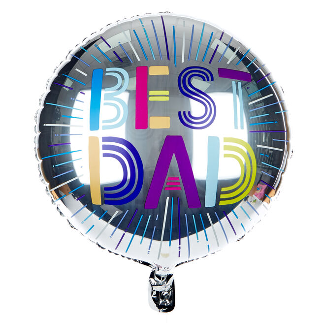 Best Dad 18-Inch Foil Helium Balloon 