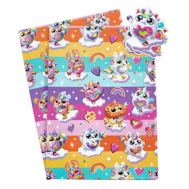 Rainbocorns Wrapping Paper & Gift Tags - Pack Of 2 