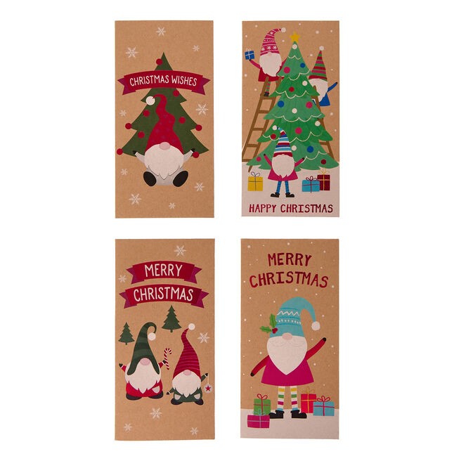 Gonk Christmas Money Wallets - Pack of 4