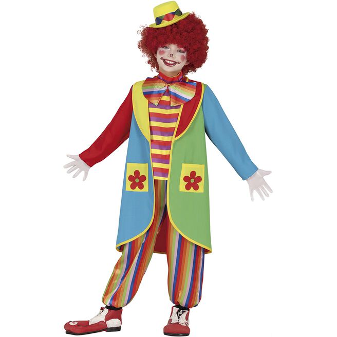 Flowy the Clown Children's Fancy Dress Costume 