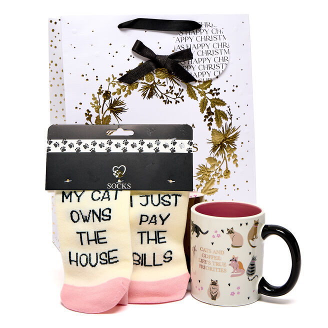 Meow-ry Christmas Cat Lover Gift Bundle,  Meow-ry Christmas Cat Lover Gift Bundle