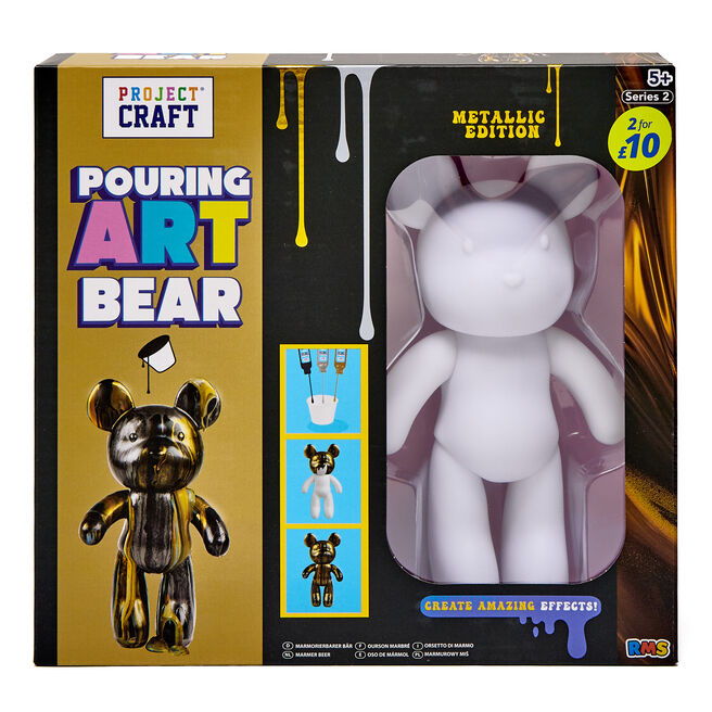 Project Craft Pouring Art Bear (Metallic Edition)