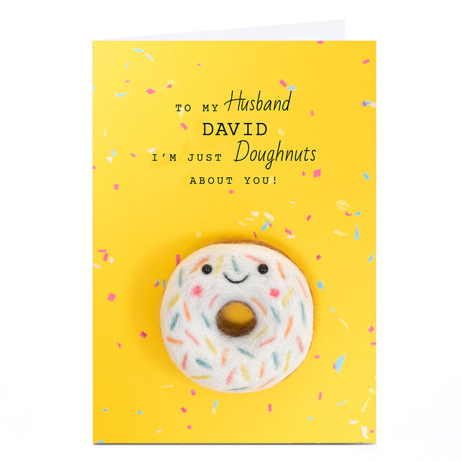 Personalised Lemon and Sugar Card - Doughnut Husband 