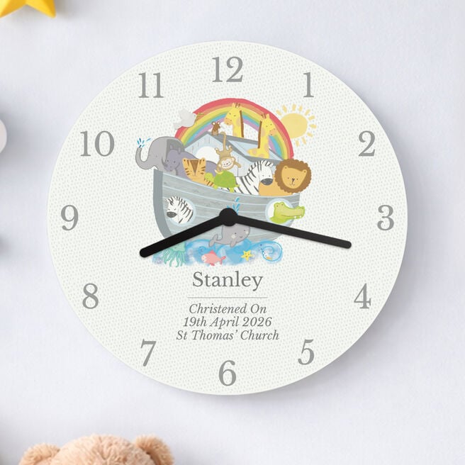 Personalised Noah's Ark Clock