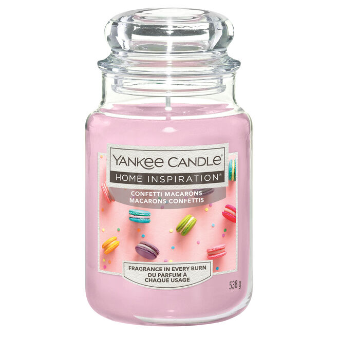 Large Home Inspiration Yankee Candle - Confetti Macarons