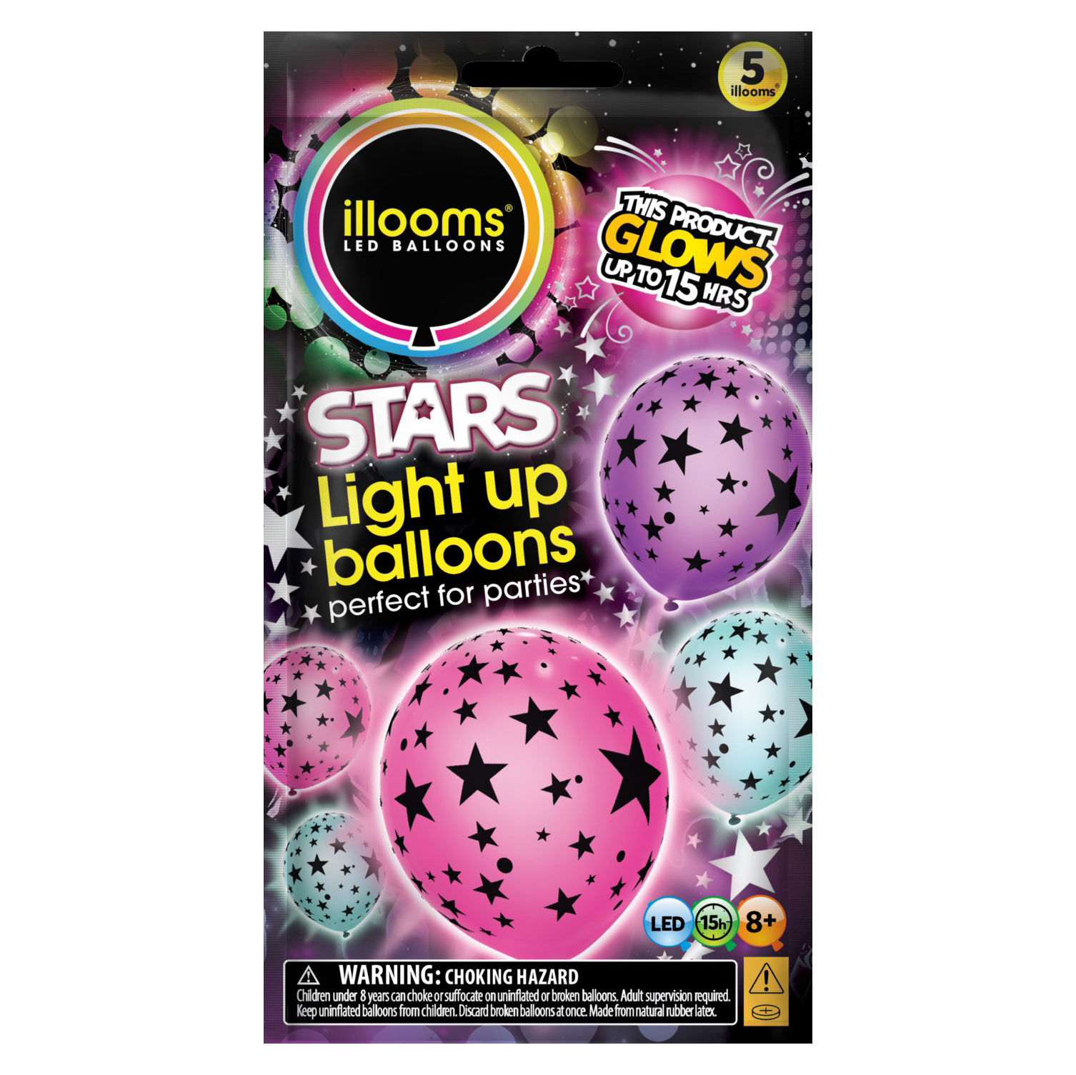 Light outlet up balloon