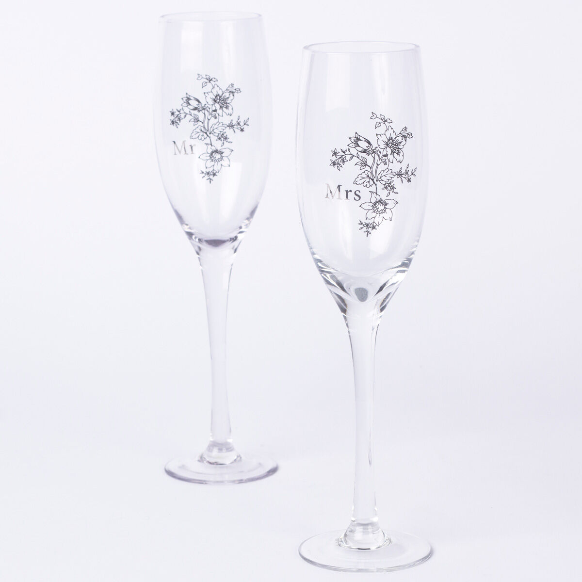 His hers champagne flutes store