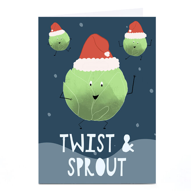 Personalised Phoebe Munger Christmas Card- Twist and Sprout