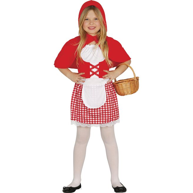 Little Red Girl Children's Fancy Dress Costume 