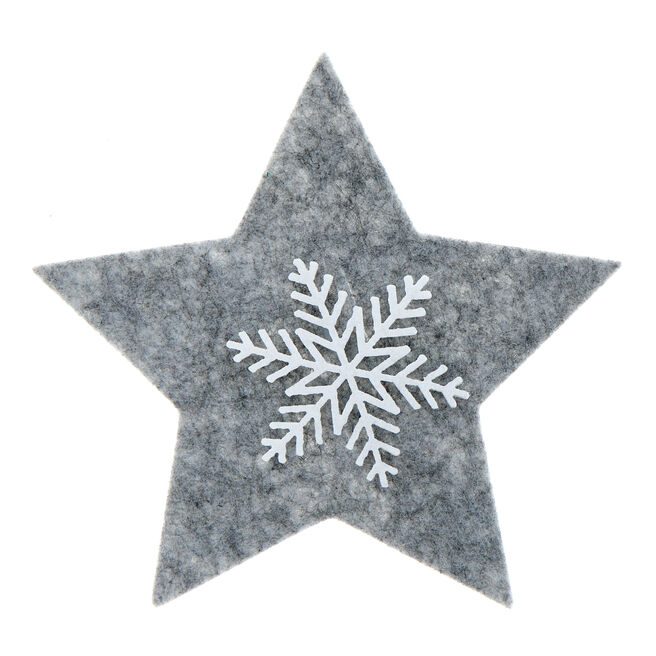 Felt Snowflake Cutlery Holders - Pack of 4