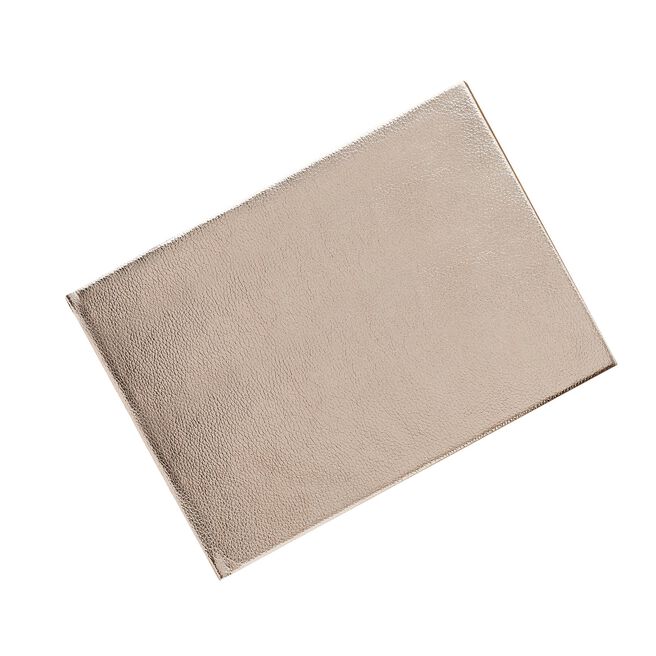 Metallic Faux Leather 50-Page Guest Book