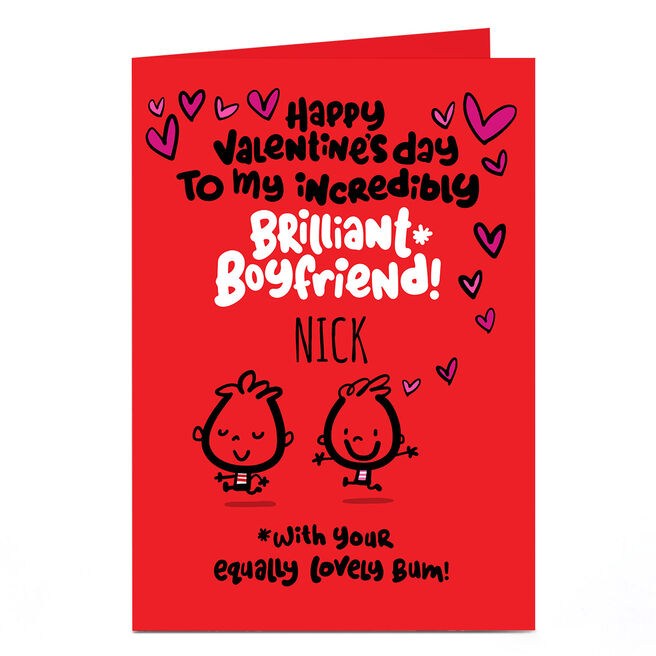Personalised Fruitloops Valentine's Day Card - Brilliant Boyfriend!