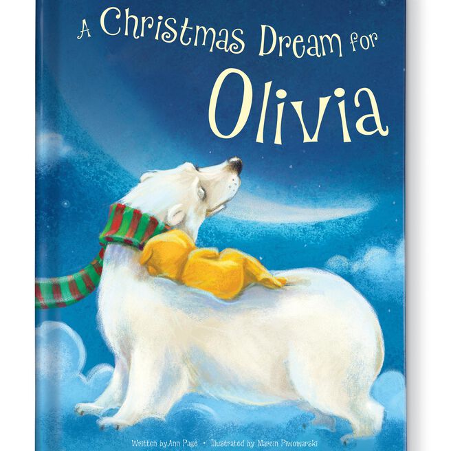 A Christmas Dream For Me Hardcover Personalised Book