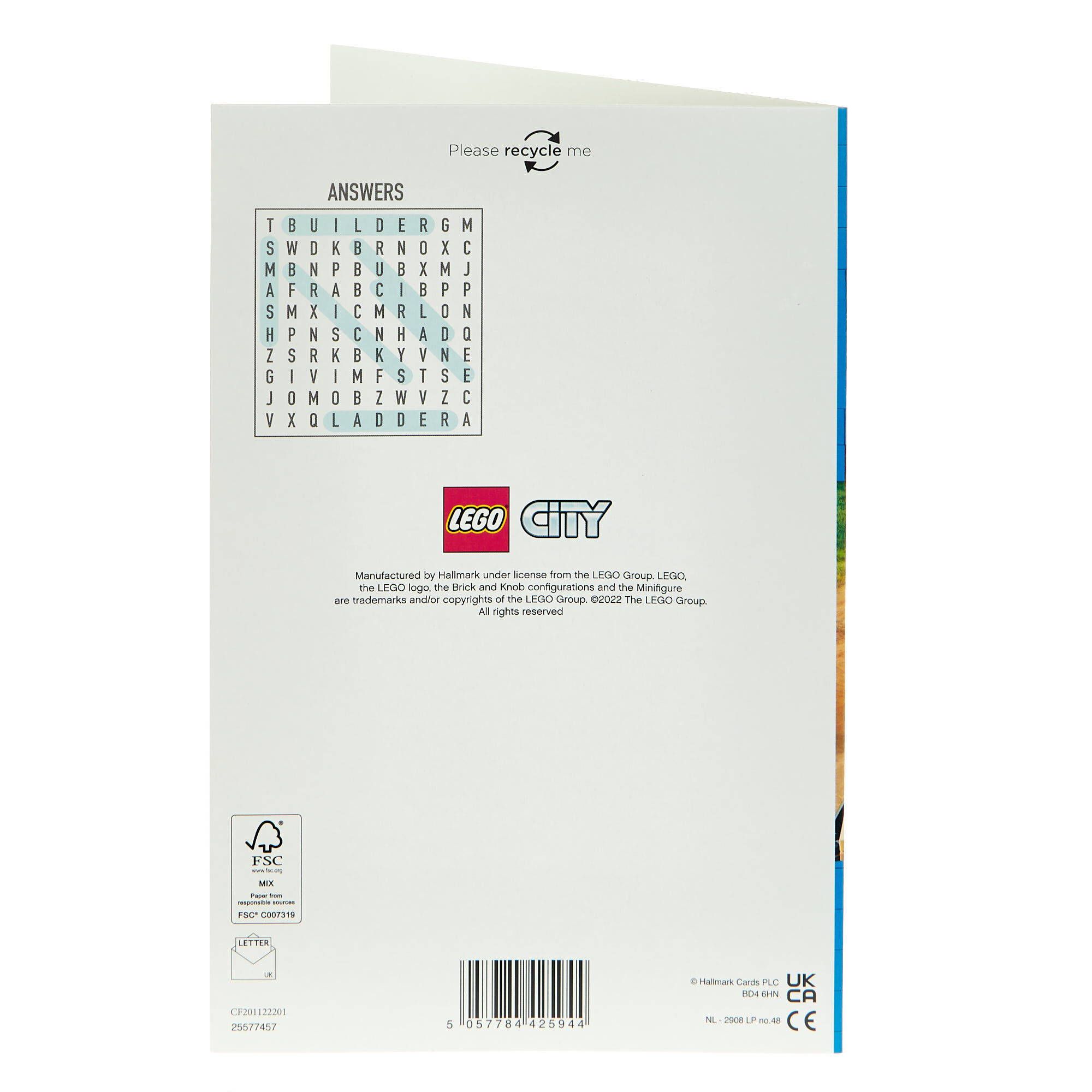 Lego birthday on sale card grandson