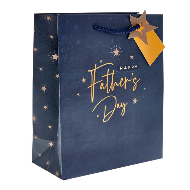 Happy Father's Day Medium Portrait Gift Bag