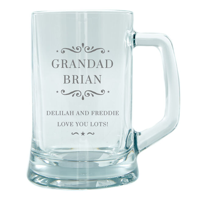 Personalised Engraved Tankard - Classic Grandad