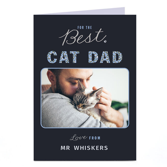 Photo Card - For The Best Cat Dad