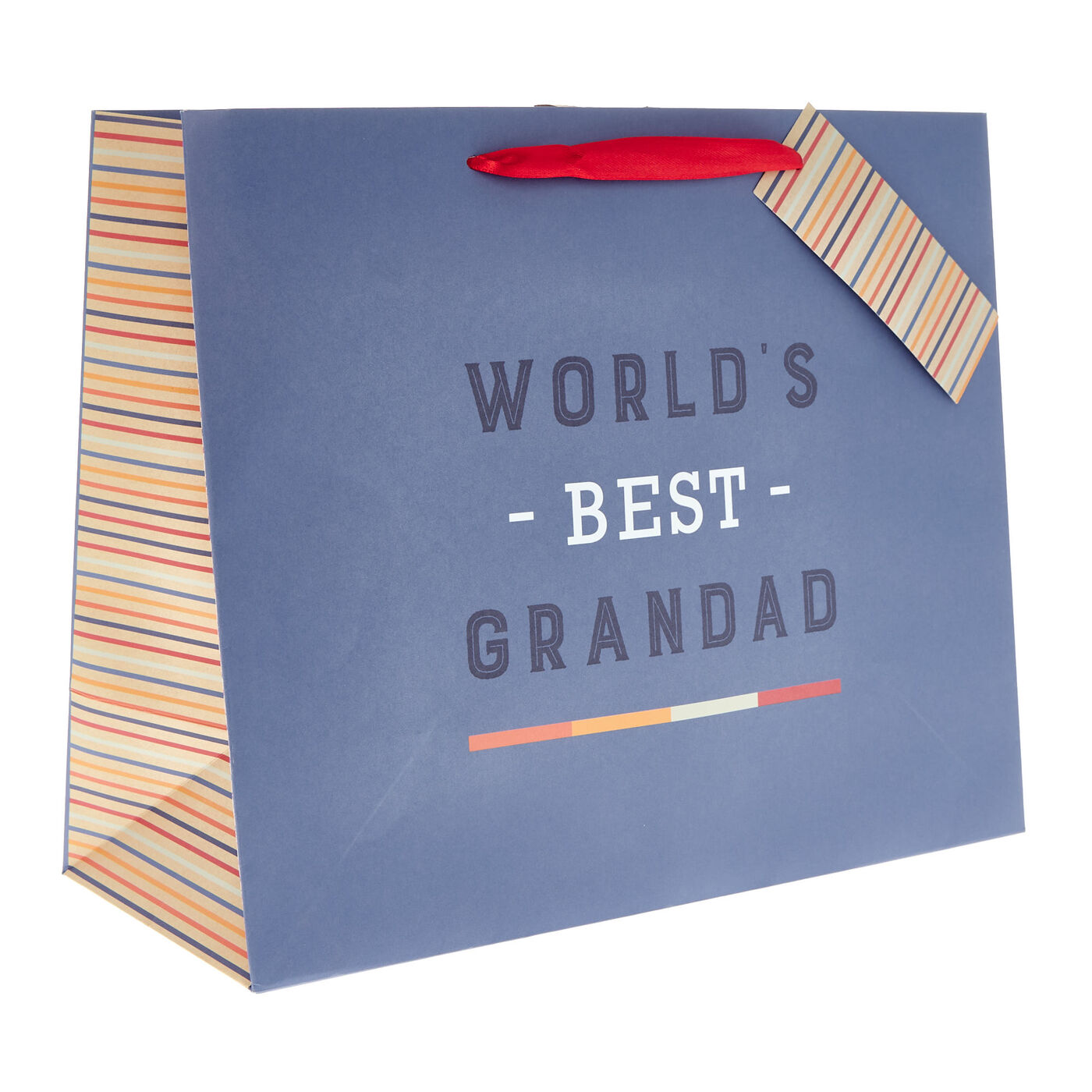 Buy World's Best Grandad Large Landscape Gift Bag for GBP 1.19 Card