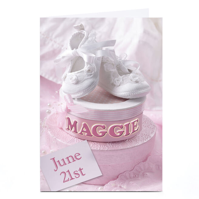 New Baby Cards Personalised Congratulations Baby Boy Or Girl Cards Uk Card Factory