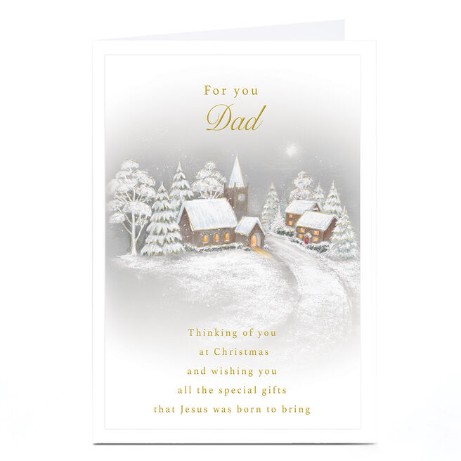 Christmas Card - Born To Bring Special Gifts, Dad