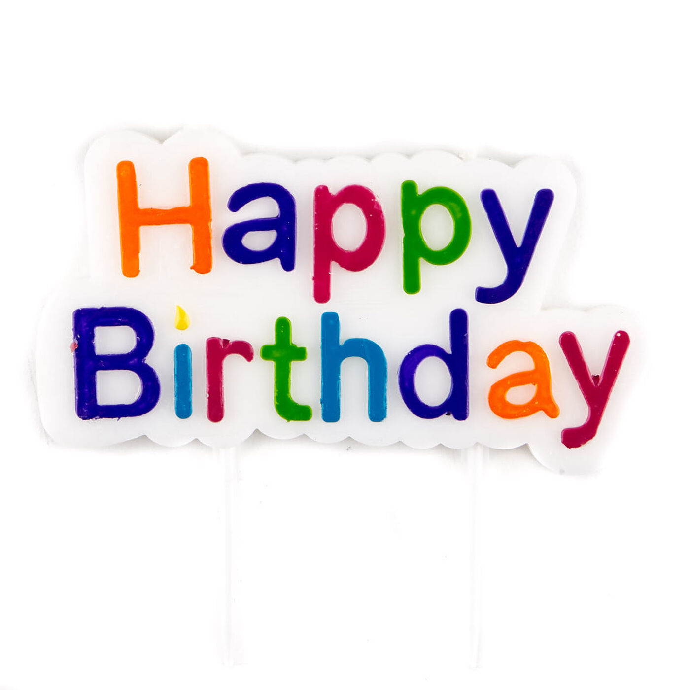 Buy Happy Birthday Cake Candle for GBP 0.99 Card Factory UK